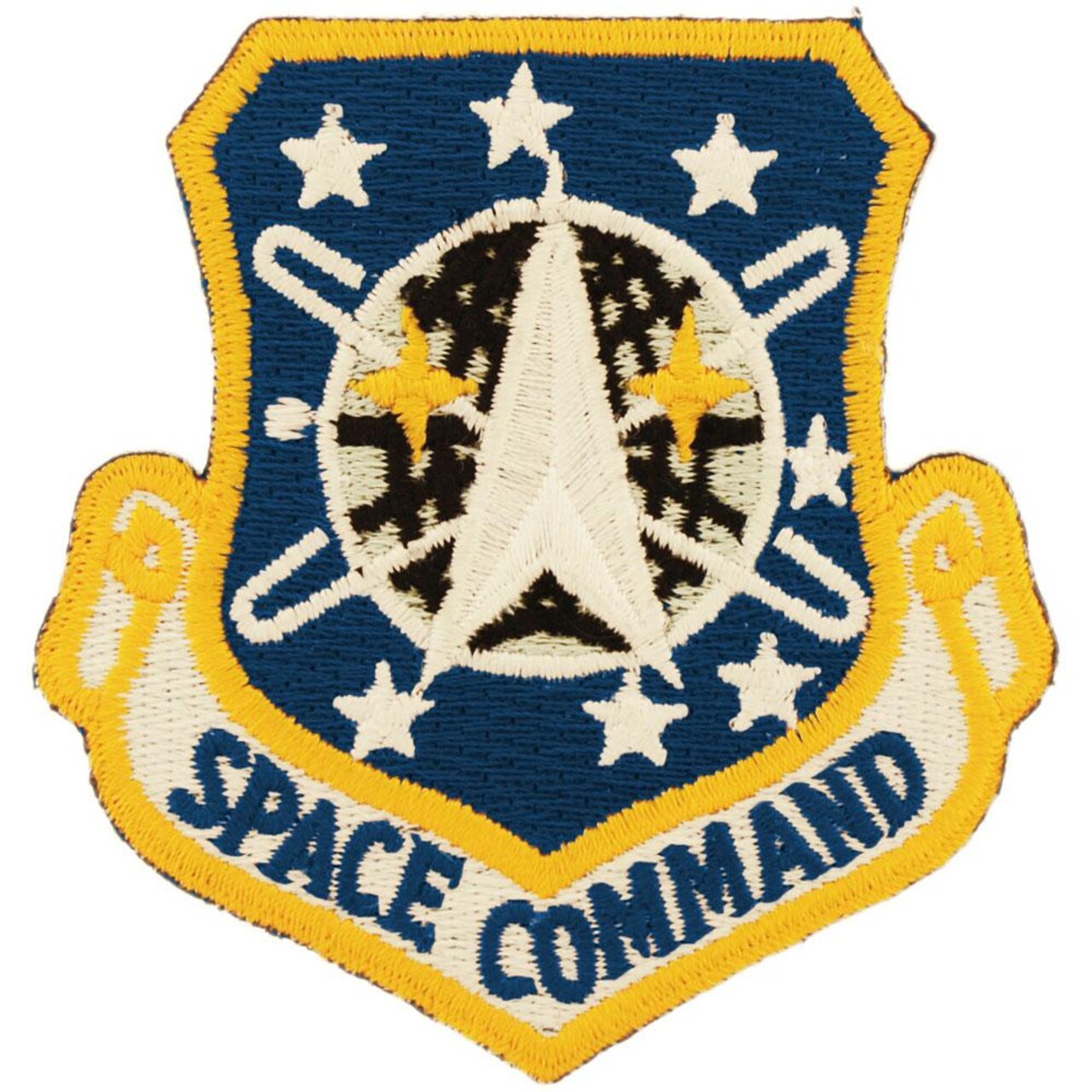 Space Command Patch Blue &#x26; White 3&#x22;